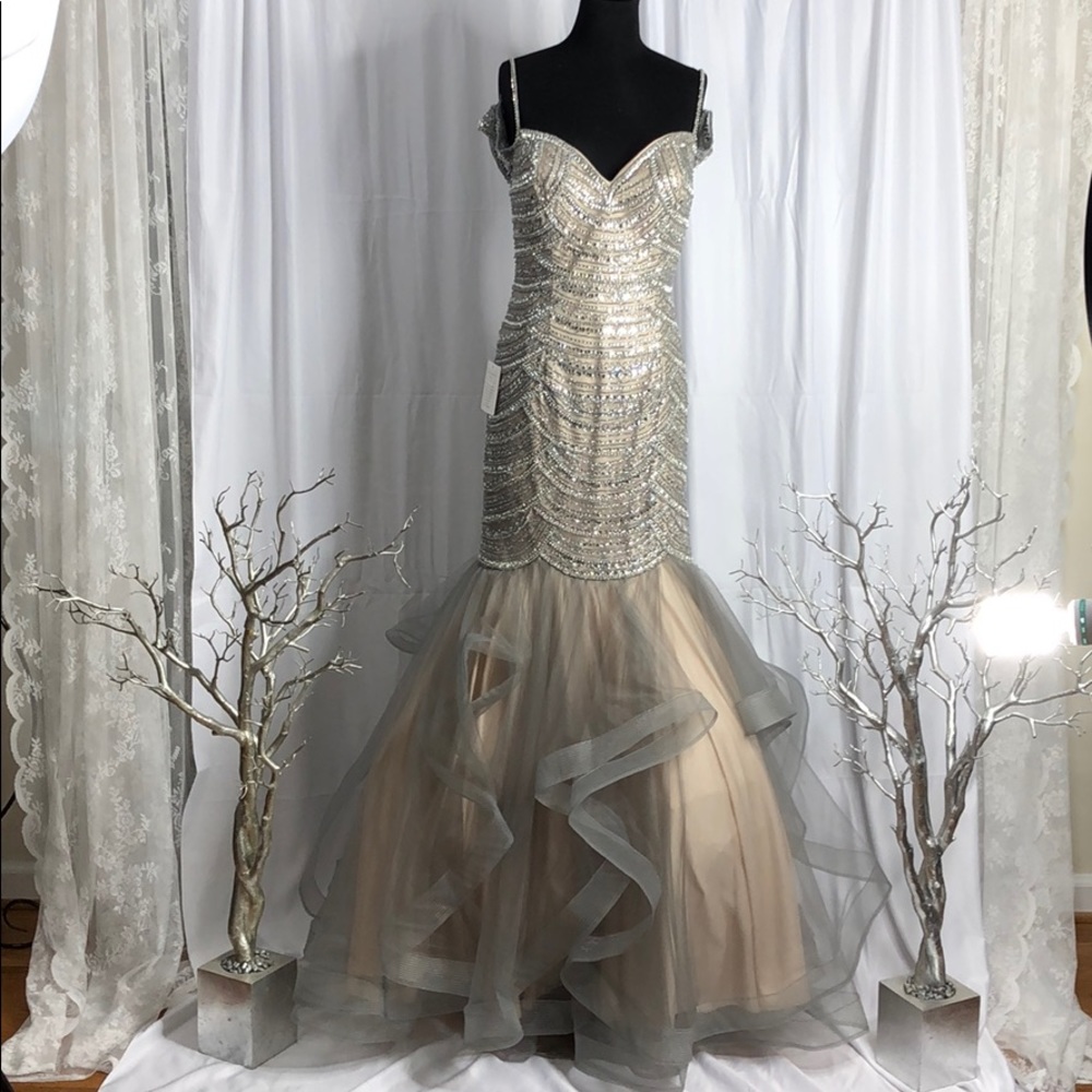Gorgeous bedding mermaid prom dress